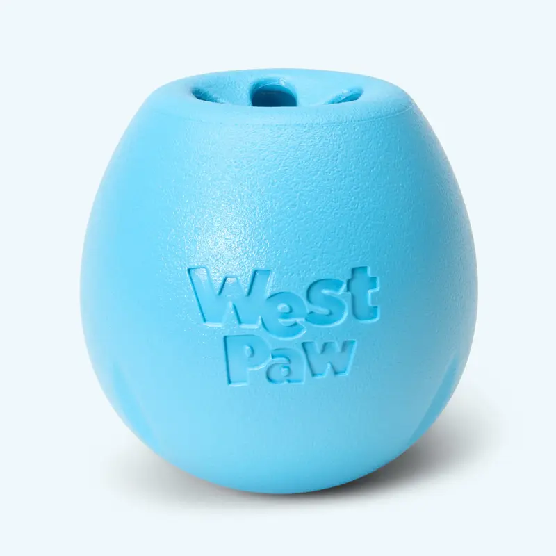 RUMBL de West Paw® color Azul Aqua (Aqua) – Juguete Dispensador de Premios y Croquetas para Perros