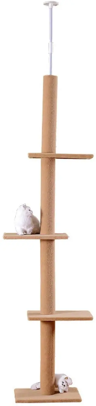 S-Lifeeling - Estantería para árbol de escalada de gatos, estructura de torre, plataforma multicapa superlarga, árbol para gatos y gatos