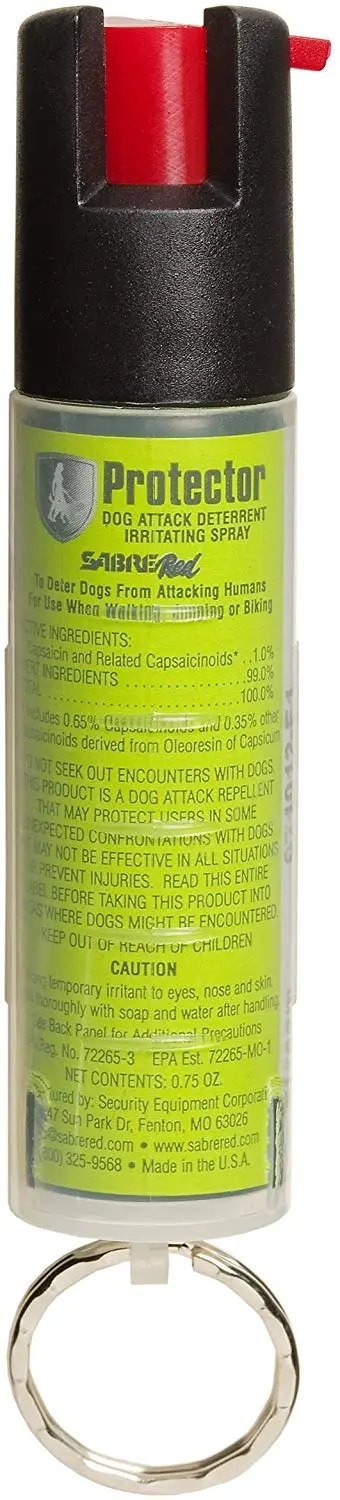 SABRE Spray para perros – Protector de máxima resistencia para pimienta Spray para perro – totalmente natural y eficaz