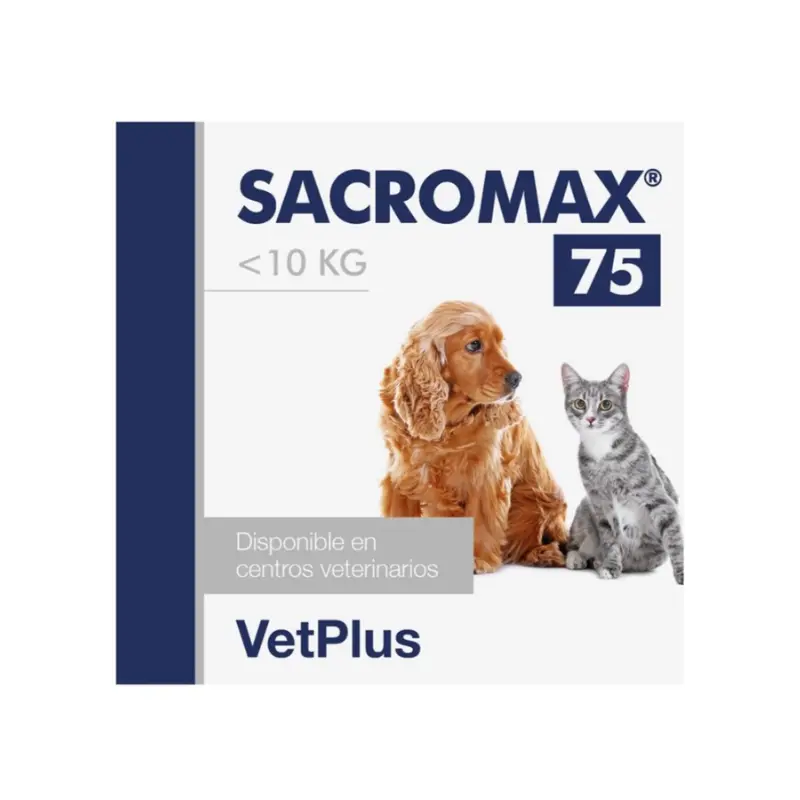 Sacromax 75 Gato y Perro <10 kg (30 sobres) – VetPlus
