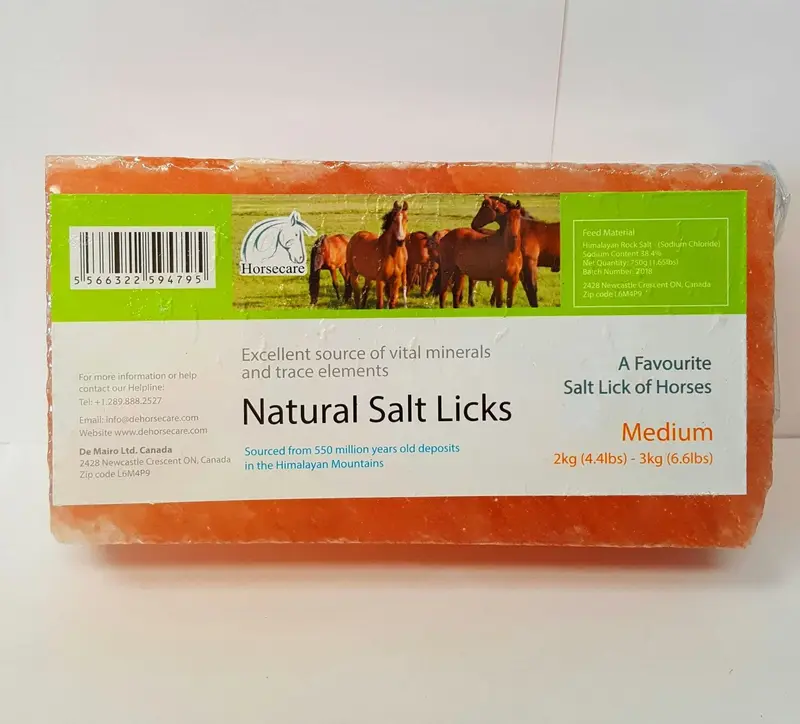 Sal Del Himalaya se lame – de horsecare- Essential minerales y vitaminas para los caballos & Cattles