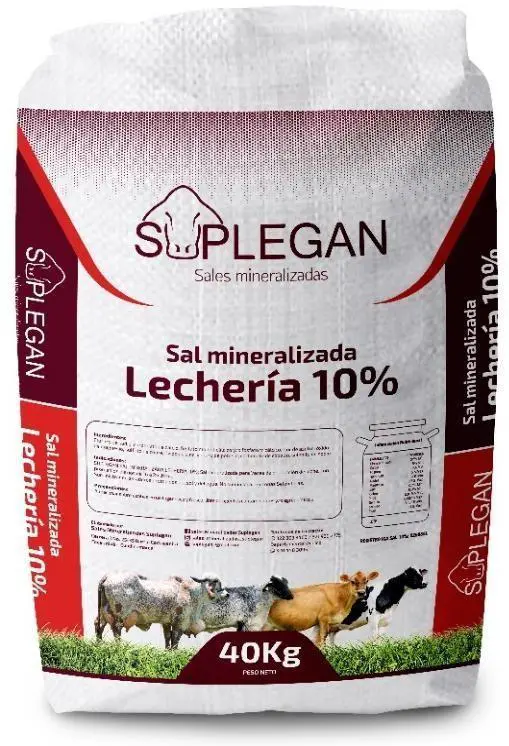 Sal mineralizada Lechería 10% Suplegan