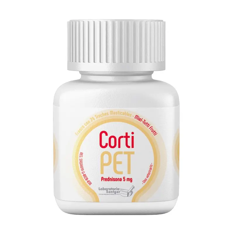 Santgar Corti Pet Prednisona 5Mg 24 Masticables