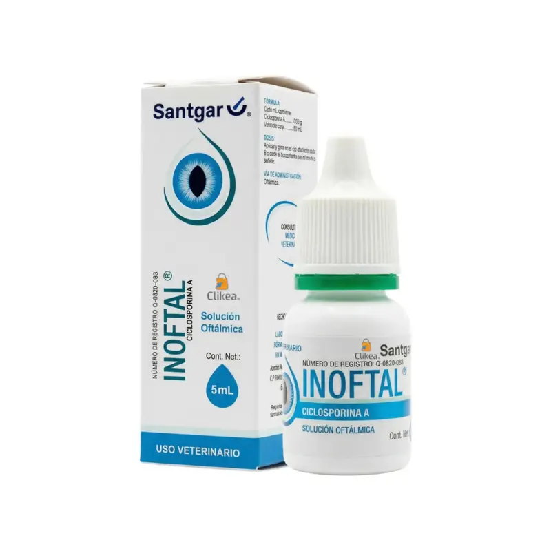 Santgar Inoftal Solución Oftalmico 5Ml (Nueva Presentacion de Inmunoc)