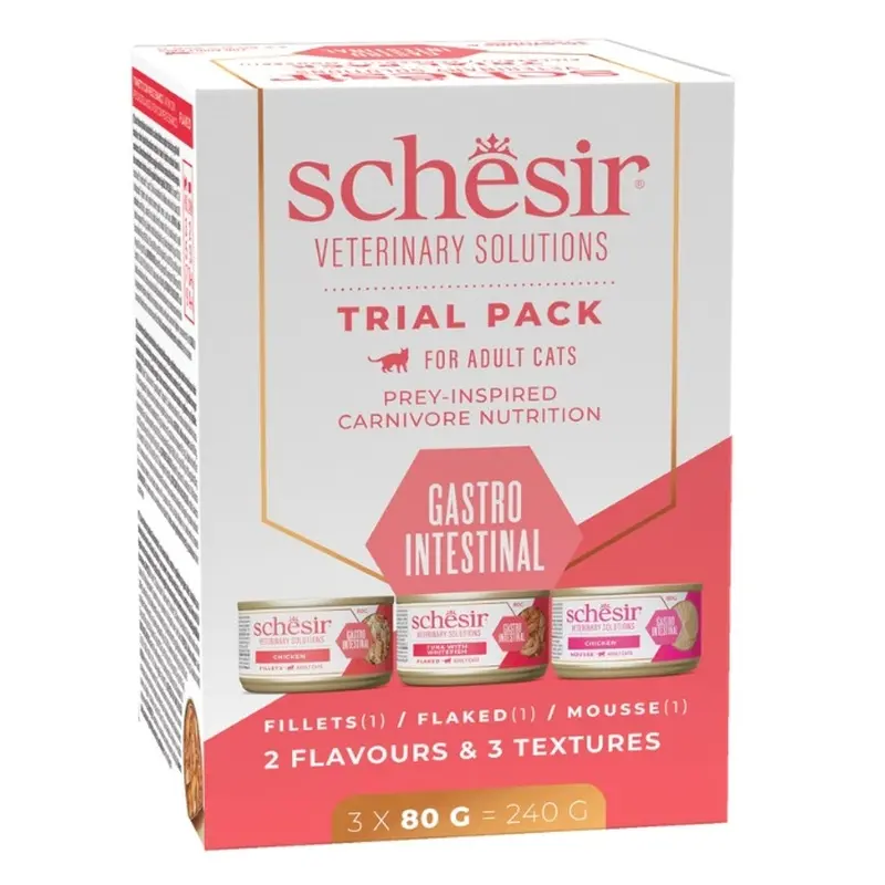 Schesir Gastrointestinal Multipack 3x80gr