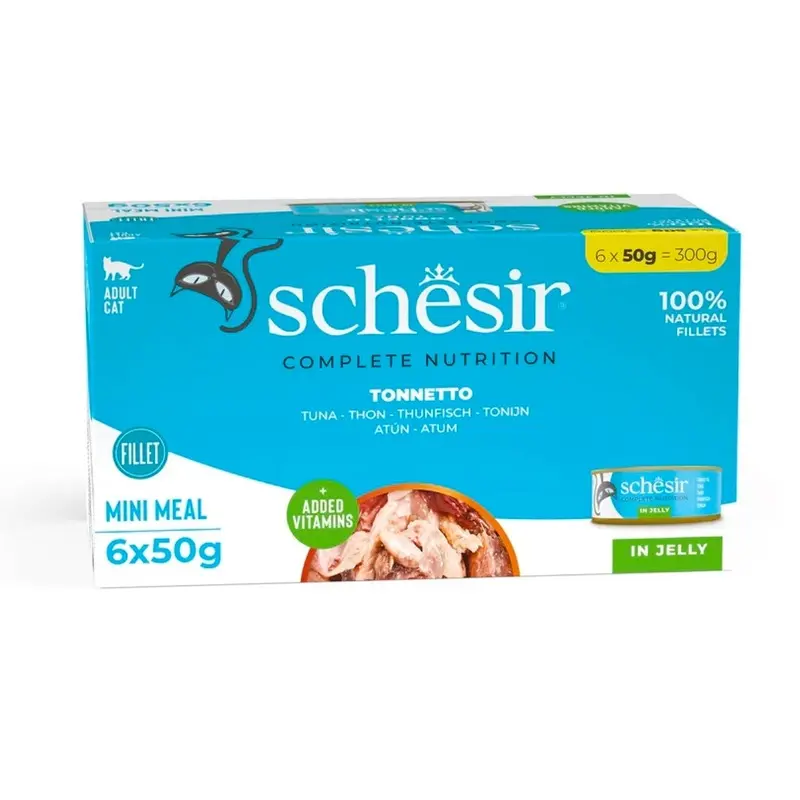 Schesir Gato Atún latas 6x50gr Multipack