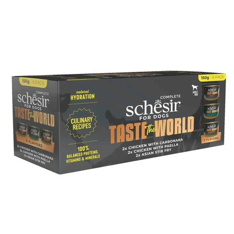Schesir Perro Mix Variado de latas Taste Of The World 900 g