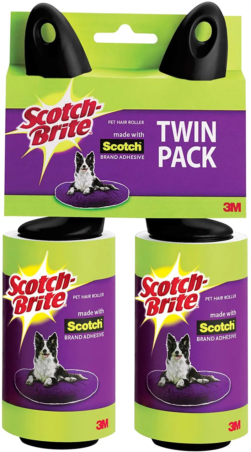 Scotch-Brite pelo de las mascotas rodillo, 2 unidades