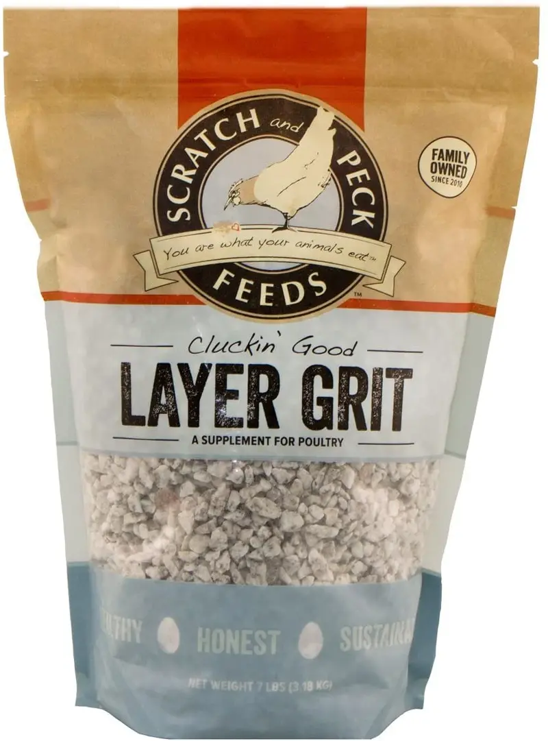 Scratch and Peck Feeds - Cluckin' Good Grit Supplement for Chickens and Ducks - 7-lbs