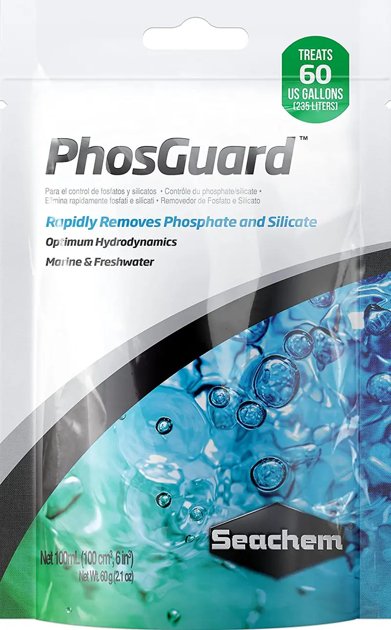 Seachem PhosGuard para agua dulce y agua salada, 2.1 oz