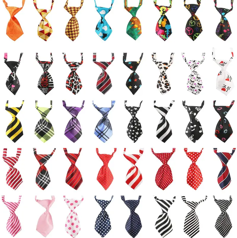 Segarty Neck Ties for Dog, Adjustable Pet Bow Ties Collar for Small Dogs Cats, Puppy Bowties Neckties Grooming Accessories for Photography Holiday Festival Party Gifts