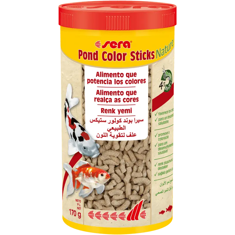 Sera Estanque pond color sticks nature