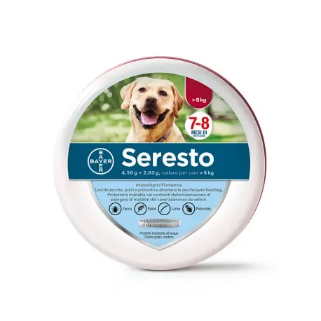 Seresto Collar Antiparasitario Perro Grande (más de 8 kg) – 8 Meses de Protección