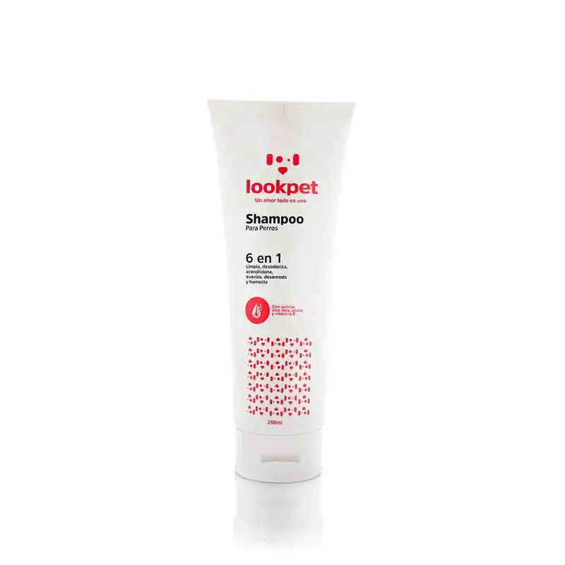 Shampoo 6 en 1 Perros Adultos Lookpet X 250 Ml