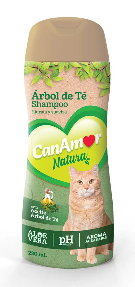 Shampoo Árbol De Té Gatos Por 230 Ml