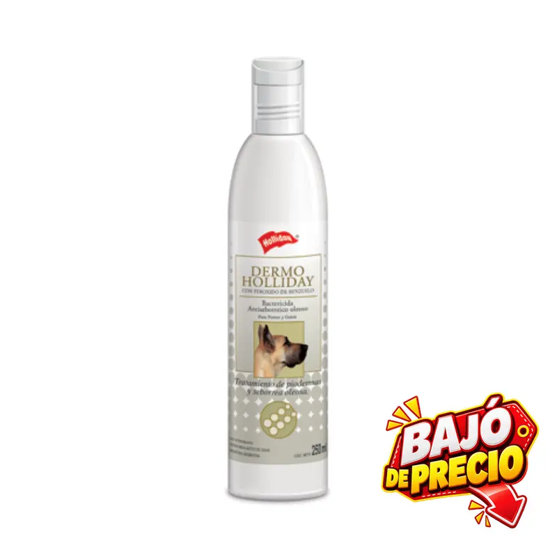 Shampoo Dermo holliday x 250 ml para todas