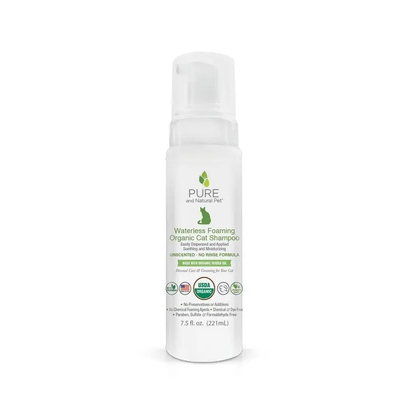 Shampoo en Seco Orgánico para Gatos de Pura Naturals