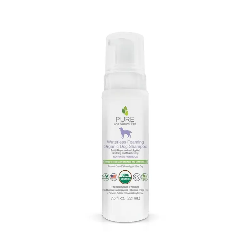 Shampoo en Seco Orgánico para Perros de Pura Naturals