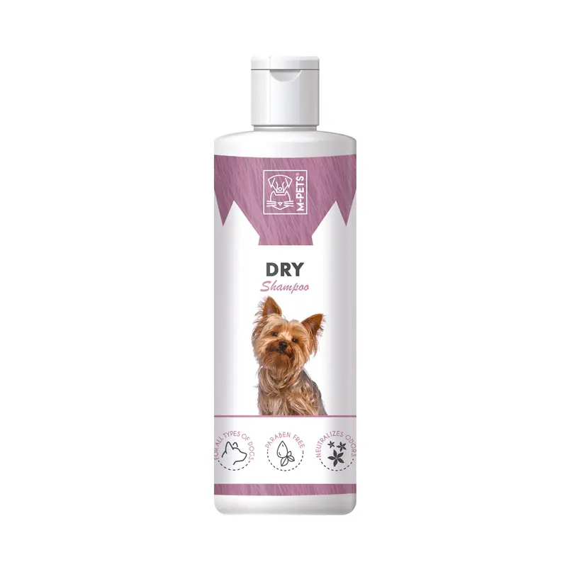 Shampoo en Seco para Perro en Polvo sin Agua - 200g | M-PETS