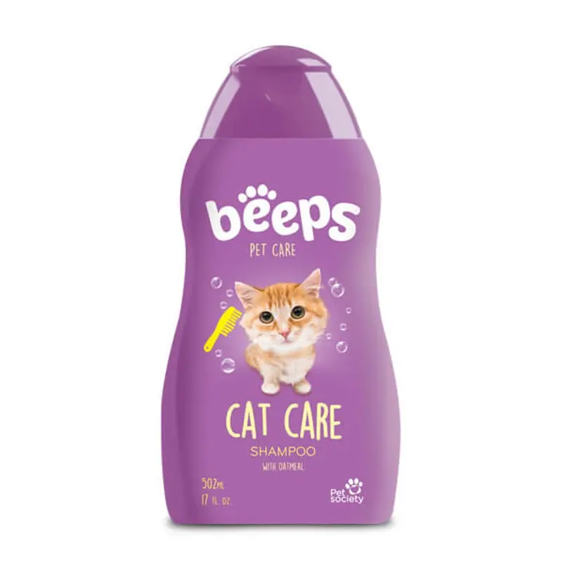 Shampoo Para Gato Beeps Cat Care 502 Ml / 17 Oz
