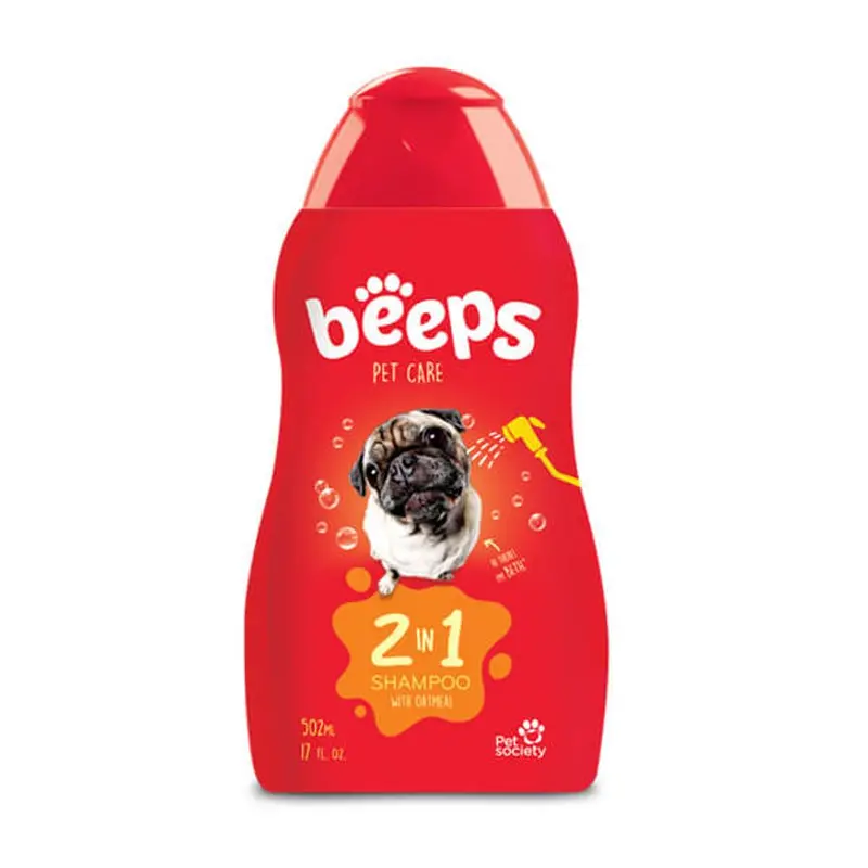 Shampoo Para Mascotas Beeps 2 En 1 502Ml 17 Oz