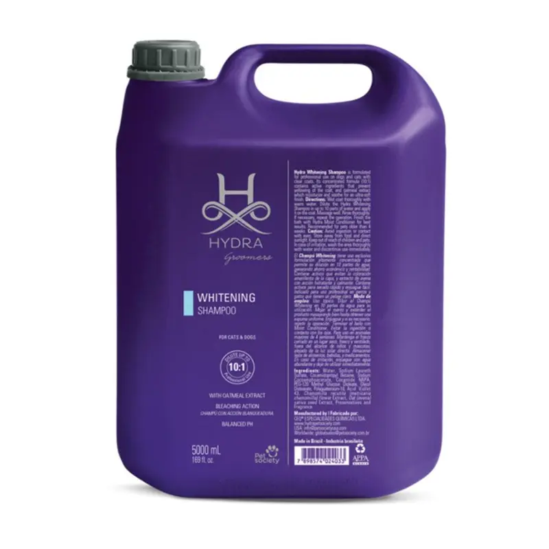 Shampoo Para Mascotas Hydra Whitening 5000Ml