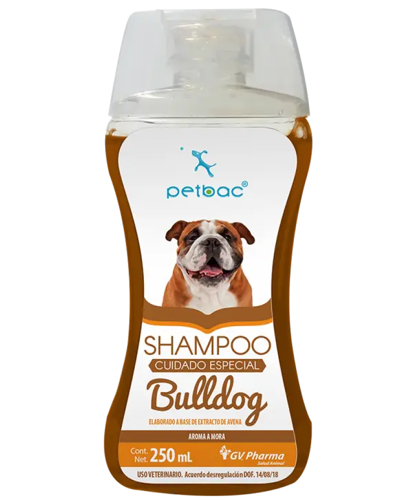 Shampoo Petbac Cuidado Especial BULL DOG 400 mL