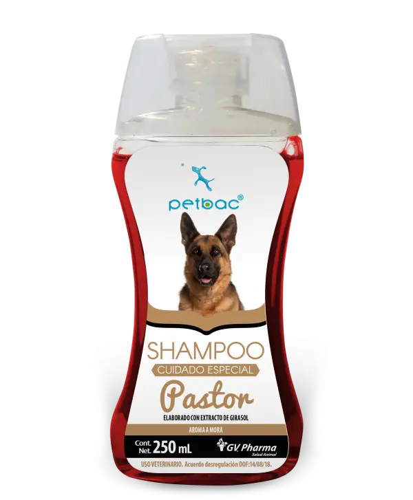 Shampoo Petbac Cuidado Especial PASTOR 400 mL