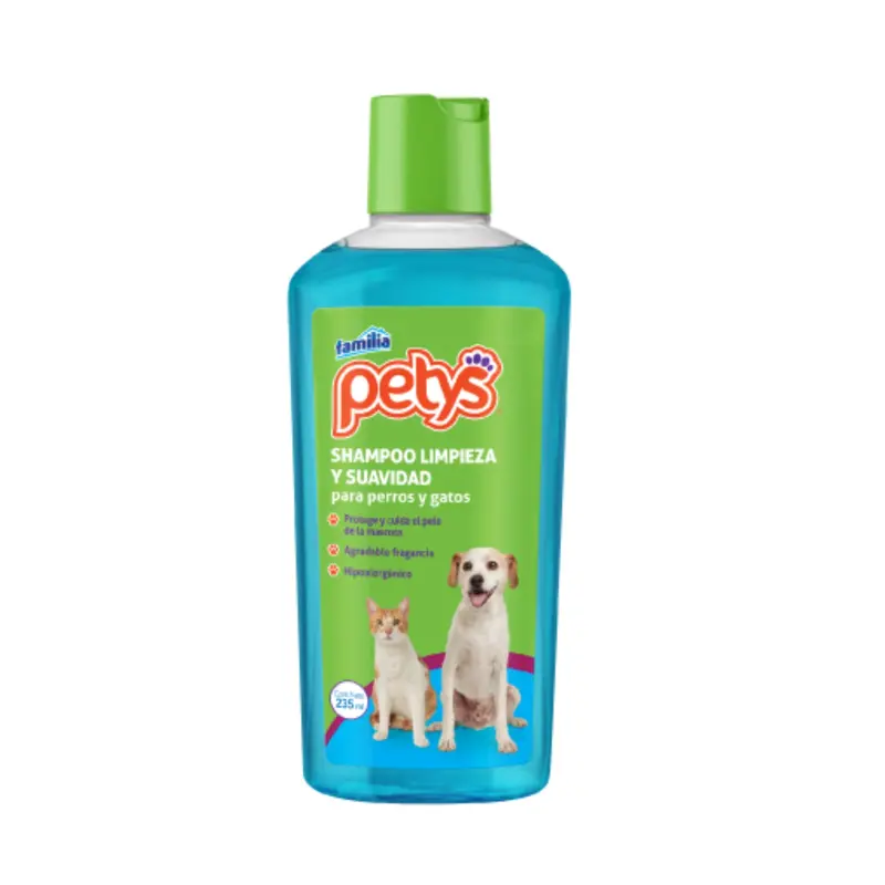 Shampoo Petys Limpieza Y Suavidad 235ml