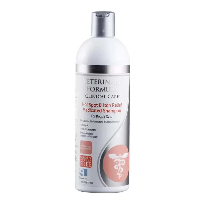 Shampoo Veterinary Formula Lidocaina e Hidrocortizol 16 Oz