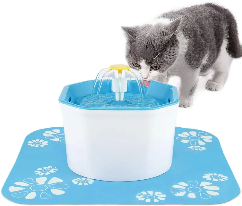 Shinea - Fuente de agua para gatos, 1,6 L, dispensador automático de agua para mascotas, saludable e higiénico, muy silencioso para gatos, perros, múltiples mascotas