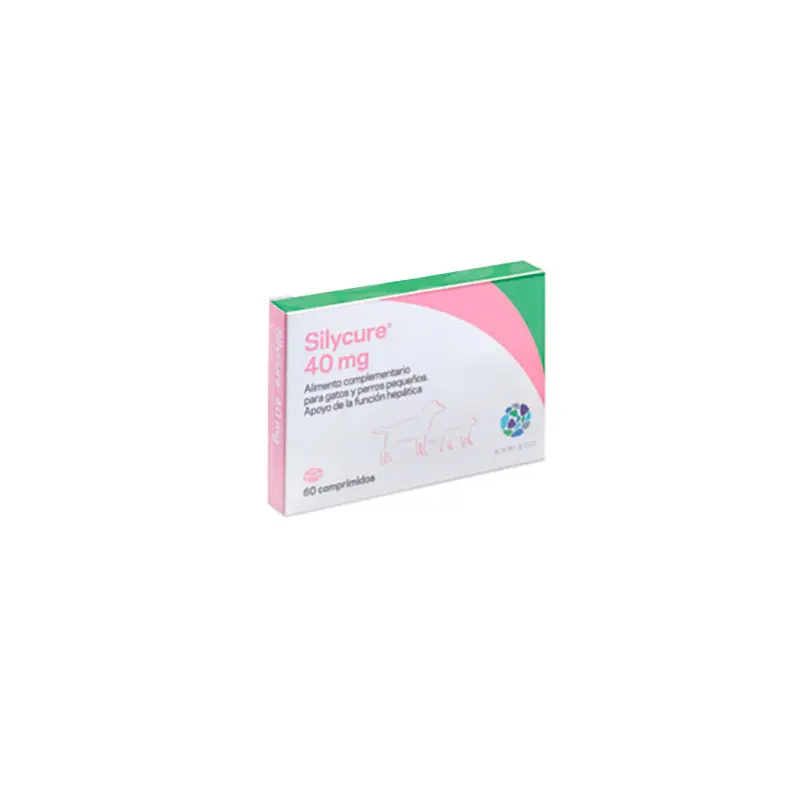 Silycure 40 mg 60 Comprimidos – Hepatoprotector para Perros y Gatos