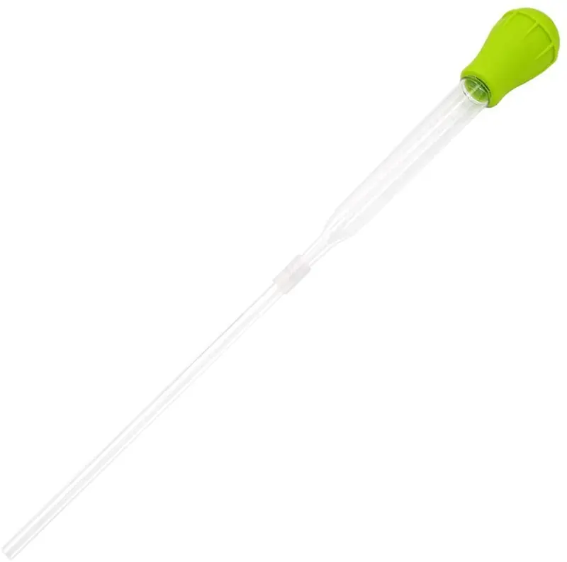 SLSON Coral Feeder Waste Cleaner for Fish Tank Multifunction Dropper Pipette Water Transfer Waste Remover for Aquarium Accessies Long Acrylic Marine Fish Feeding Tool, 20.4 inches