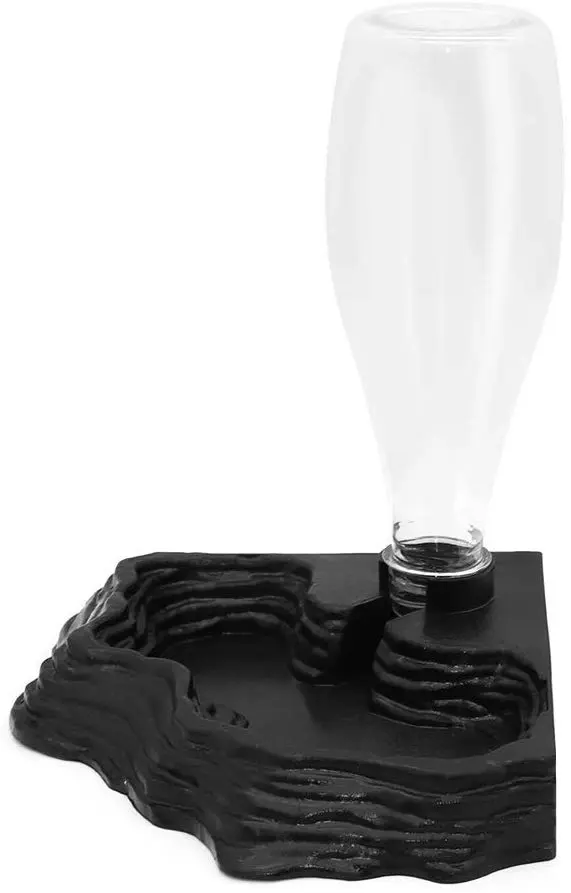 SLSON - Dispensador automático de agua para reptiles, 13.5 onzas, accesorio de alimentación para tortuga, dragones barbudos, lagartos para tanque de terrario