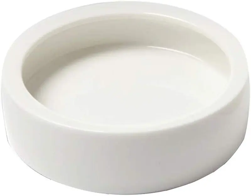 SLSON - Fuente para alimentos o agua de cerámica, bandeja para cuencos antigusanos, plato antiácaros, plato de comidas para Lizard Gecko con animales de dragón terrestre, tamaño mediano