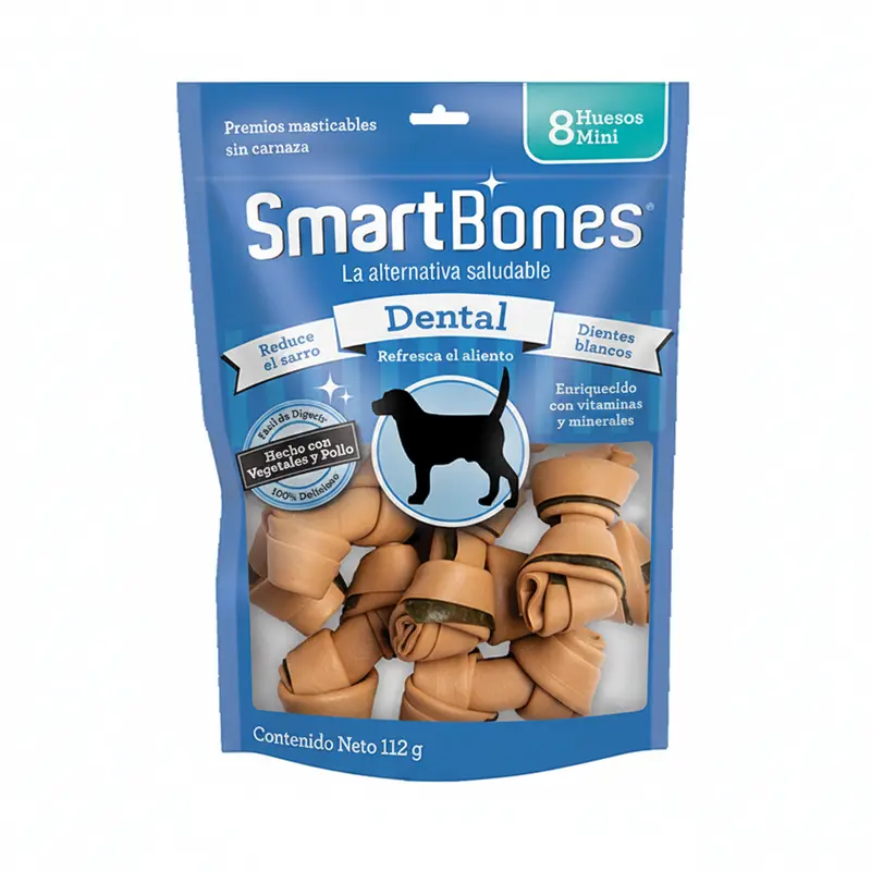 Smartbones Dental para Perros x 8 Huesos Mini