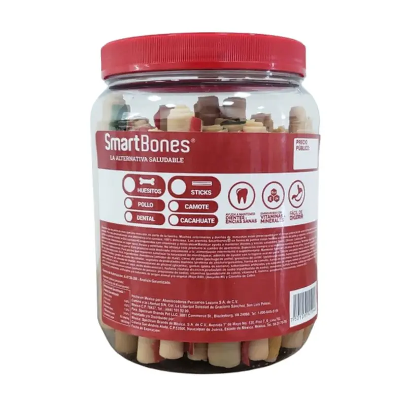 Smartbones Stick Vitrolero 50Pz