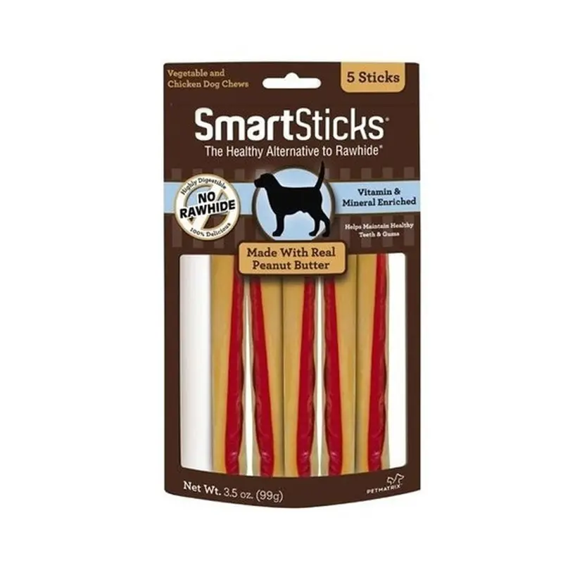 Smartsticks peanut butter (mantequilla de mani) 5 palitos 92gr