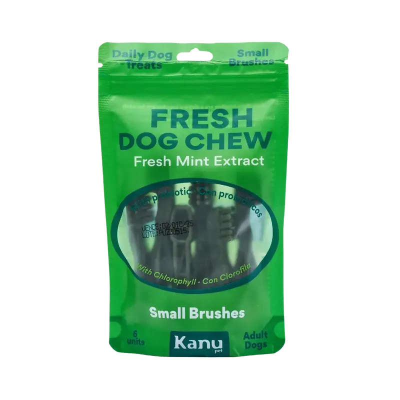 Snack Cepillo Dental Fresh Small Kanu Pet para Perros Sabor a Menta
