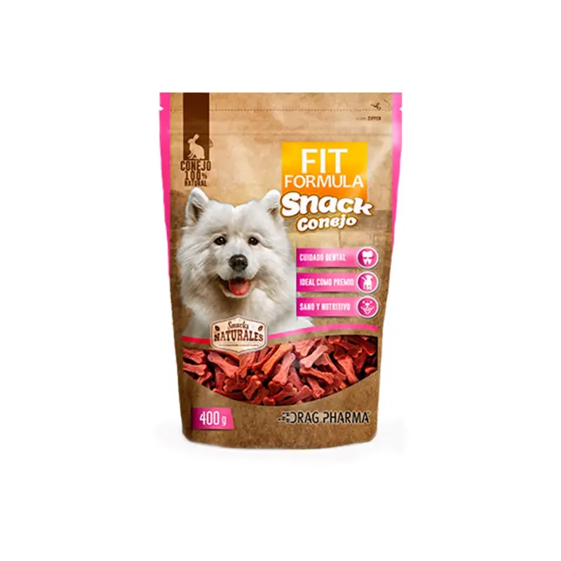 Snack Fit Perro Conejo 400 Gr