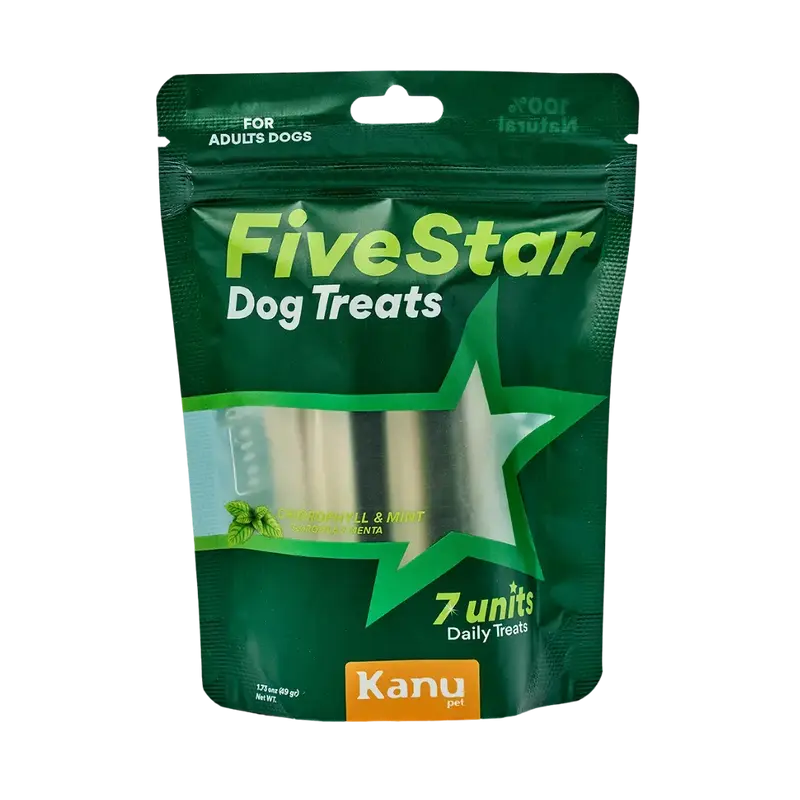 Snack Five Star Dental para la placa y el sarro Kanu Pet para Perros