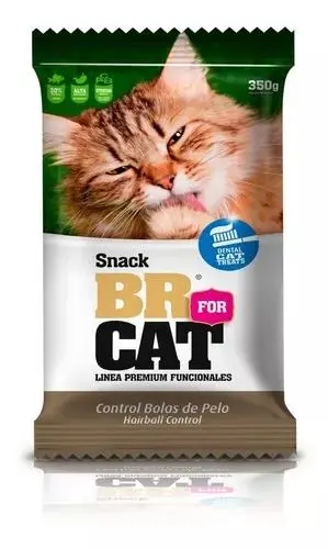 Snack Para Gato Br Hairball X 350 Gr