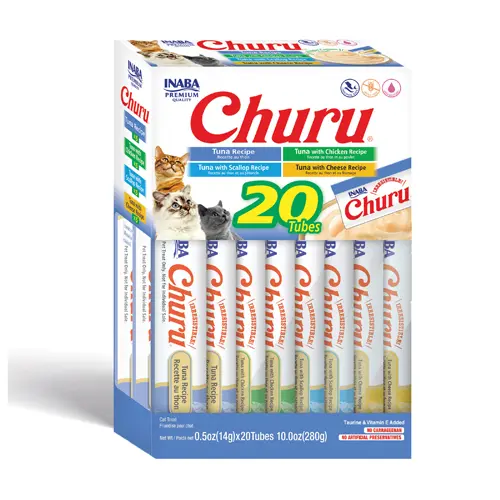 Snack Para Gato Cat Churu Box Tuna 20 Piezas Surtidos