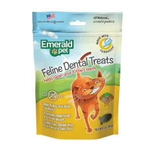 Snack Para Gato Emerald Pet Cat Dental Pavo 3 Oz