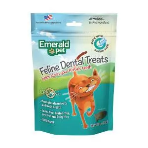 Snack Para Gato Emerald Pet Cat Dental Pescado Oce 3 Oz