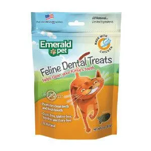 Snack Para Gato Emerald Pet Cat Dental Pollo 3 Oz