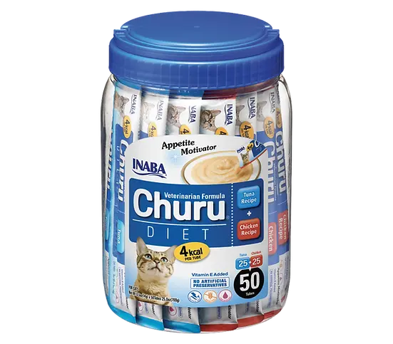 Snack Para Gato Inaba Cat Churu Vet Diet 50 Piezas