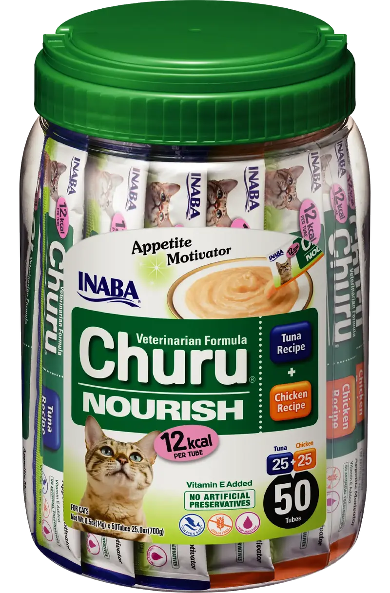 Snack Para Gato Inaba Cat Churu Vet Nourish 50 Piezas