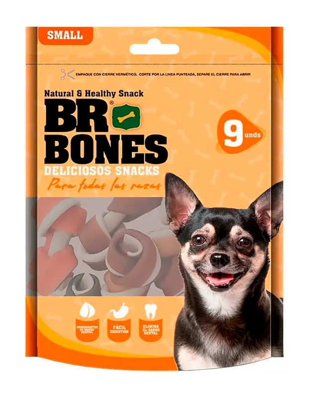 Snack Para Perro Br Bones Small X 9 Und