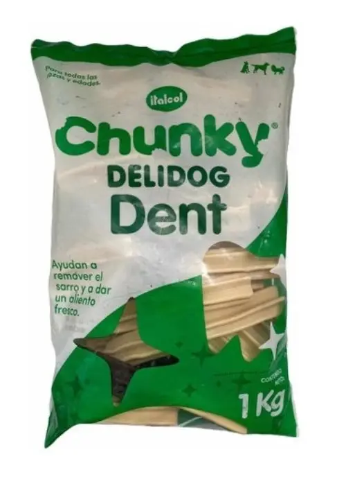 Snack Para Perro Chunky Delidog Dent X 1 Kg